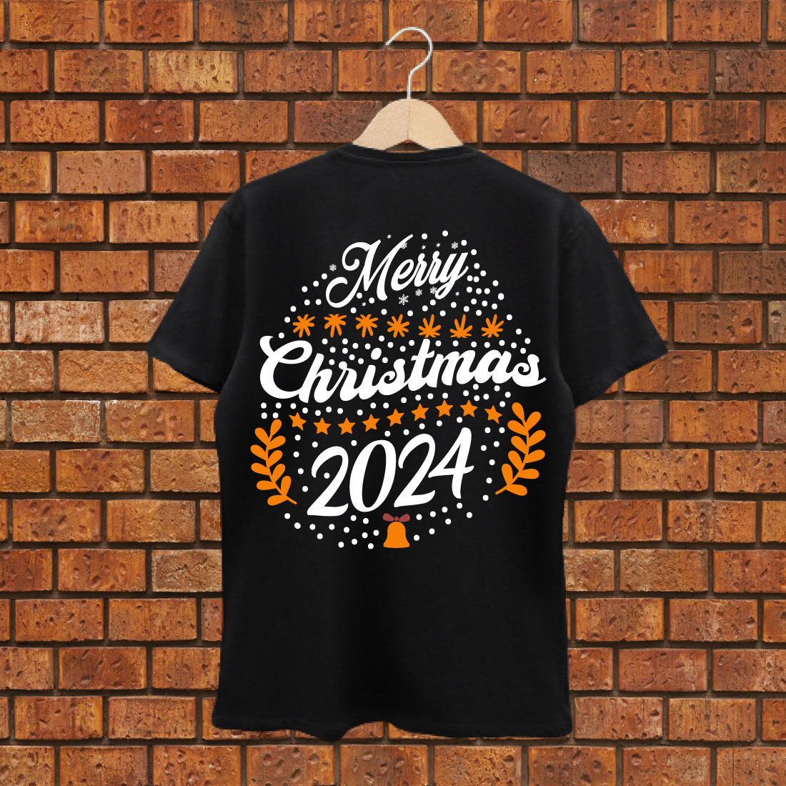 Merry Christmas T-Shirt Design preview image.