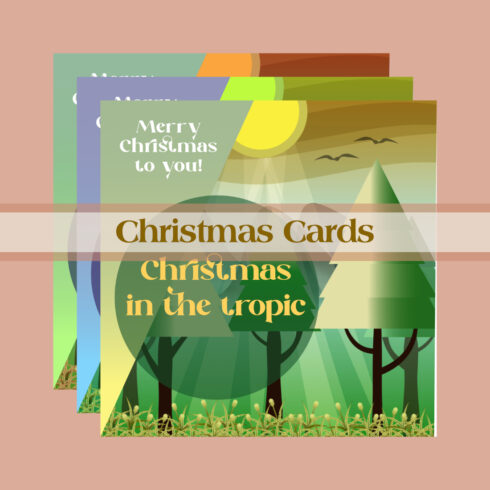 3 Christmas in the Tropic Cards cover image.