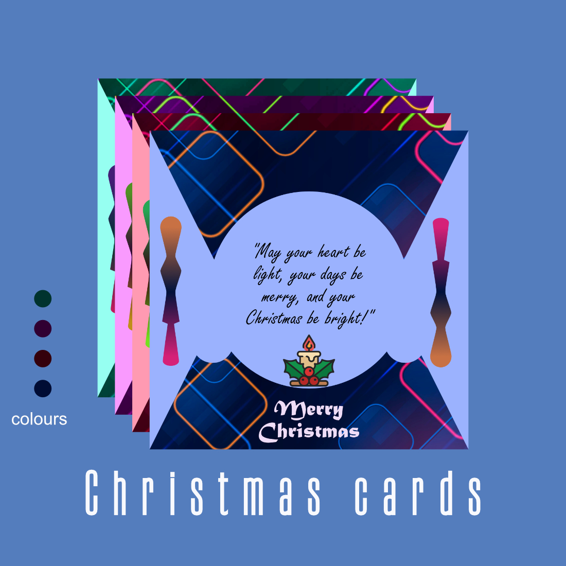 6+ Beautiful Background Christmas Cards with Inspiring Christmas Wishes preview image.