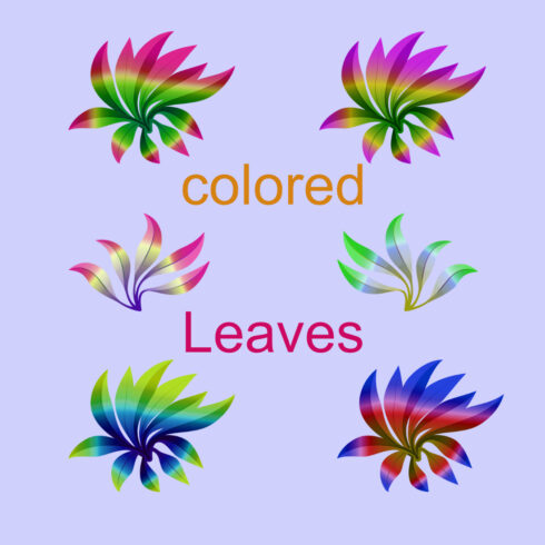 10+ collection of colored leaf images cover image.