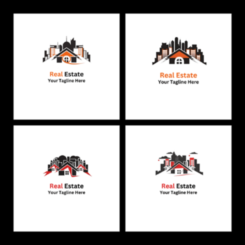 Real Estate - Logo Design Template cover image.