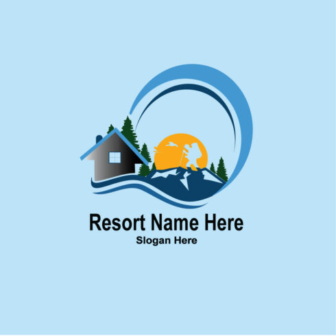 Resort Custom Logo Design cover image.