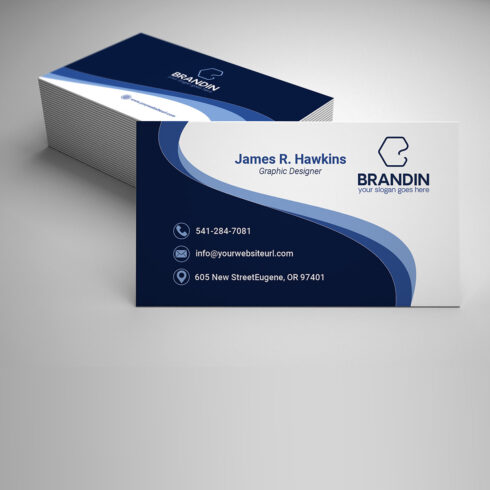 3 in 1 modern Business Card Bundle 2024 cover image.