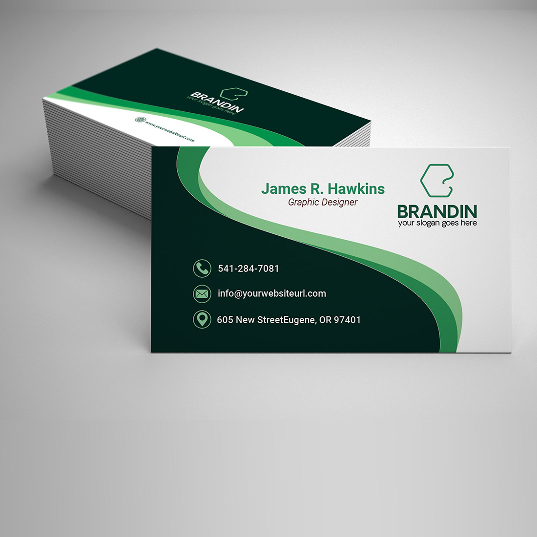 3 in 1 modern Business Card Bundle 2024 preview image.