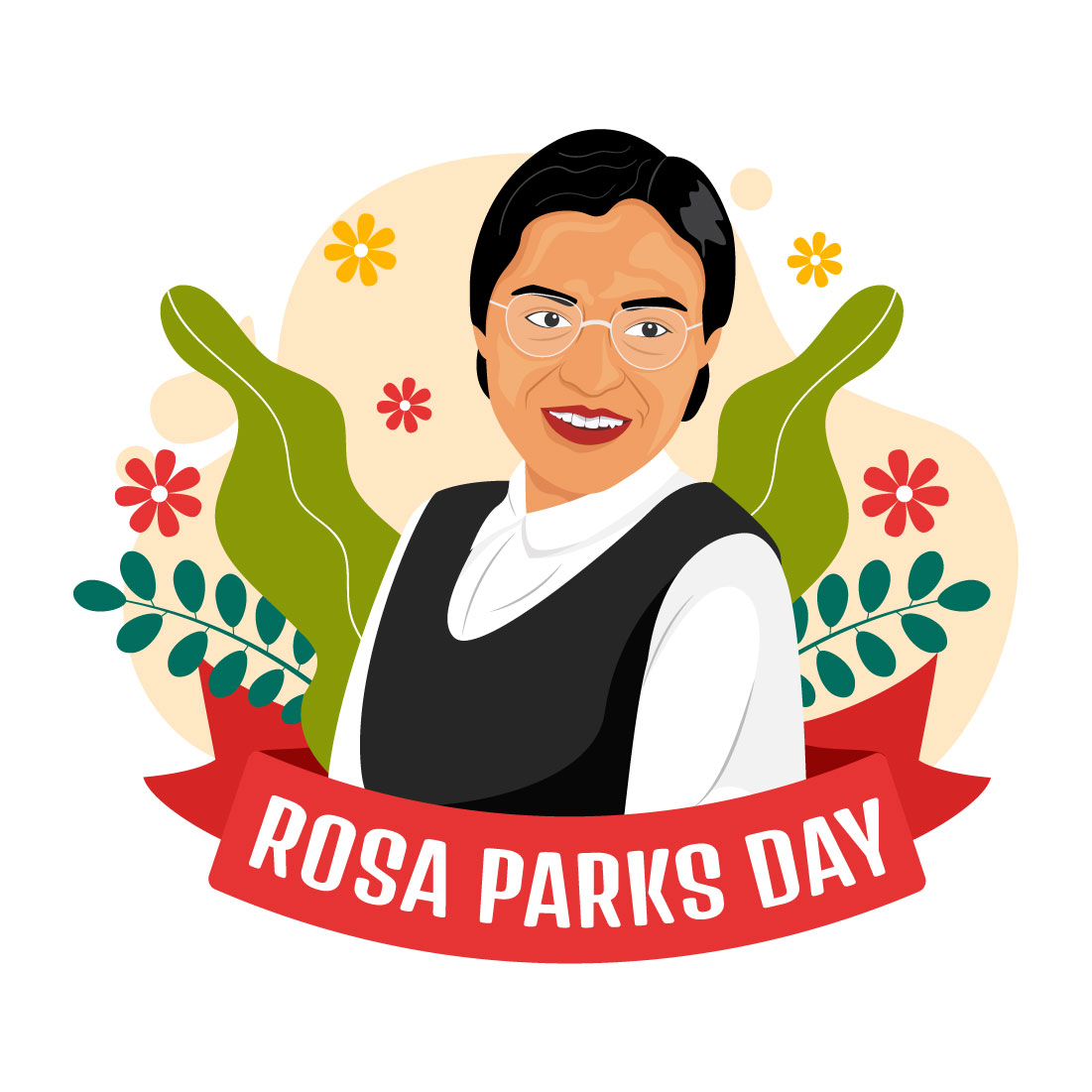 9 Rosa Parks Day Illustration preview image.