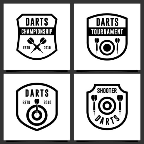 Set darts championship logo collection - $5 cover image.