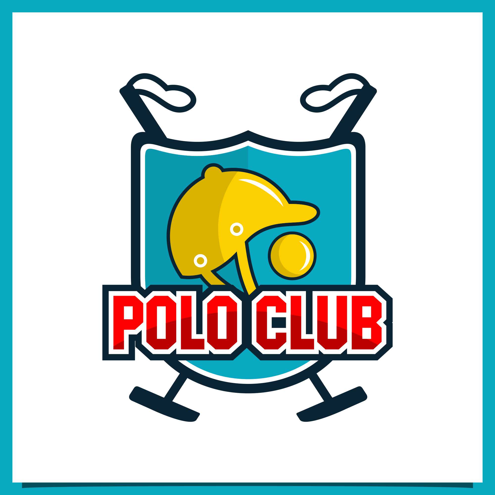 Set polo club logo design collection - $6 preview image.