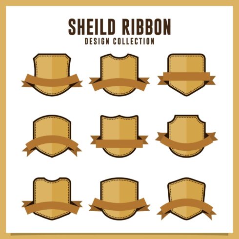 Sheild ribbon design collection - $4 cover image.