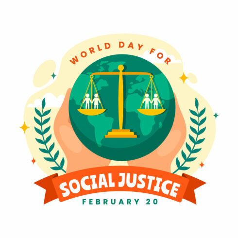 12 World Day of Social Justice Illustration cover image.
