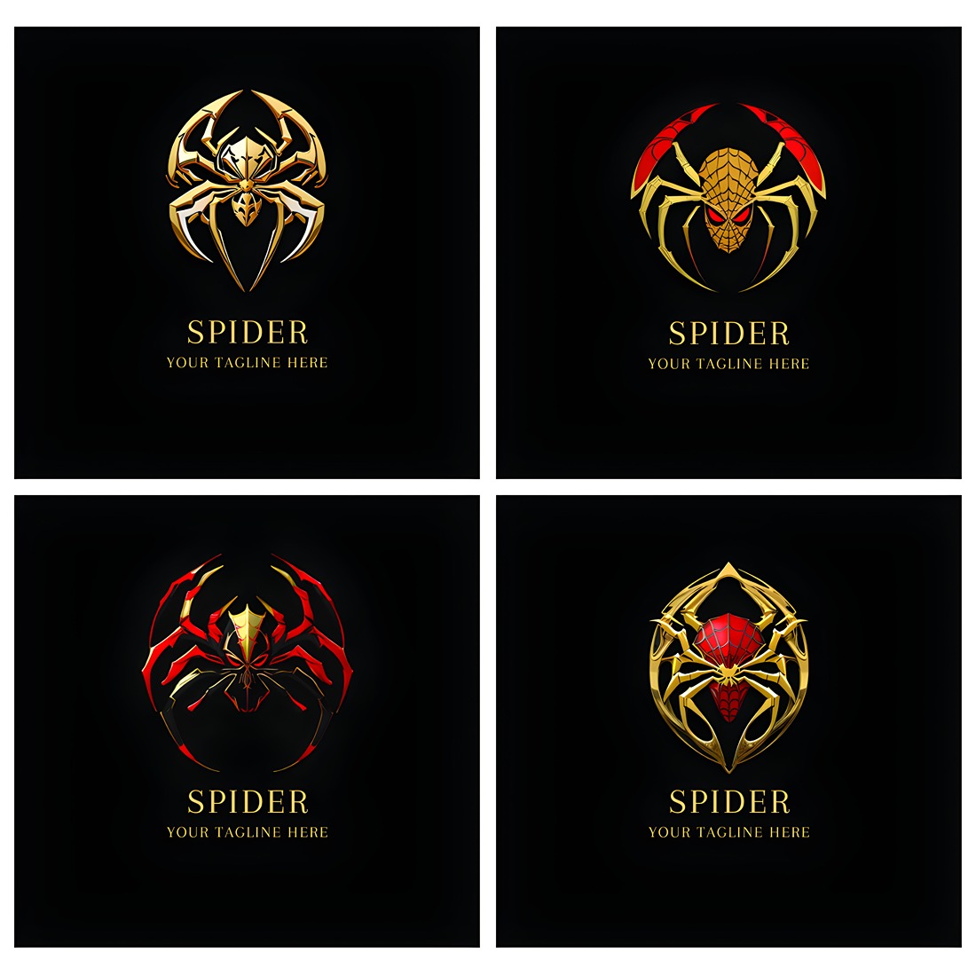 Spider - Logo Design Template preview image.