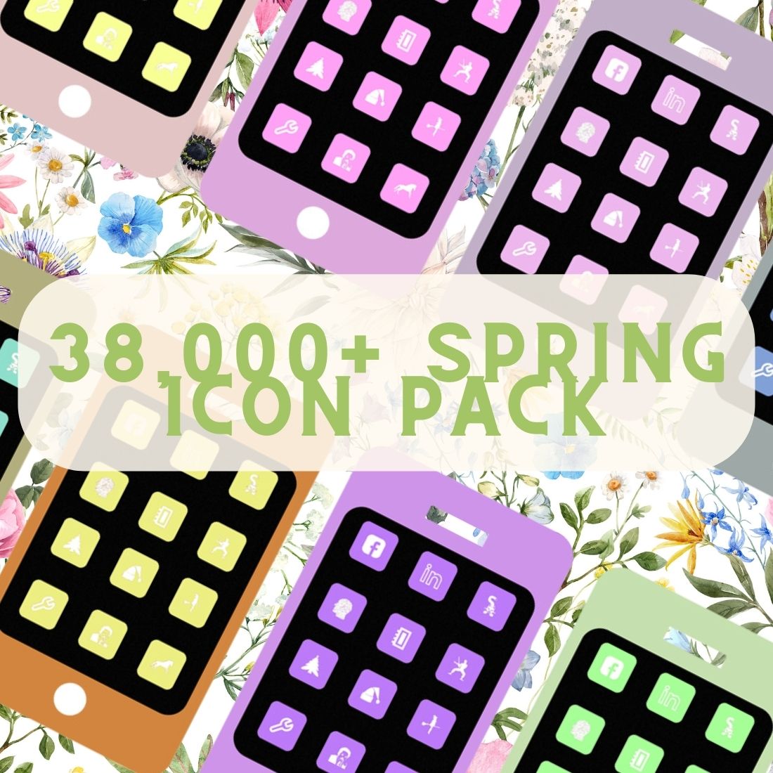 SPRING ICONS PACK cover image.
