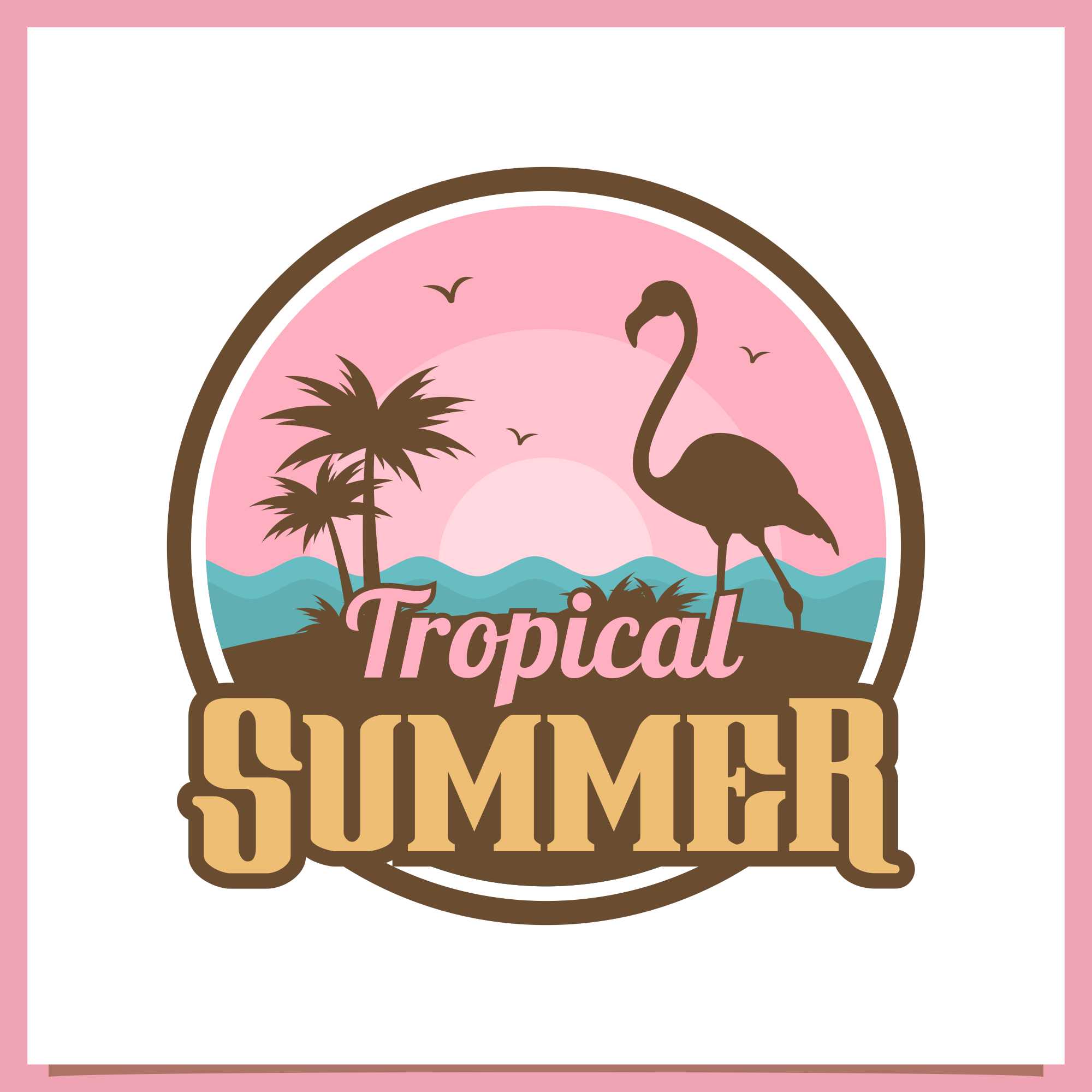 Summer badge logo collection - $4 preview image.