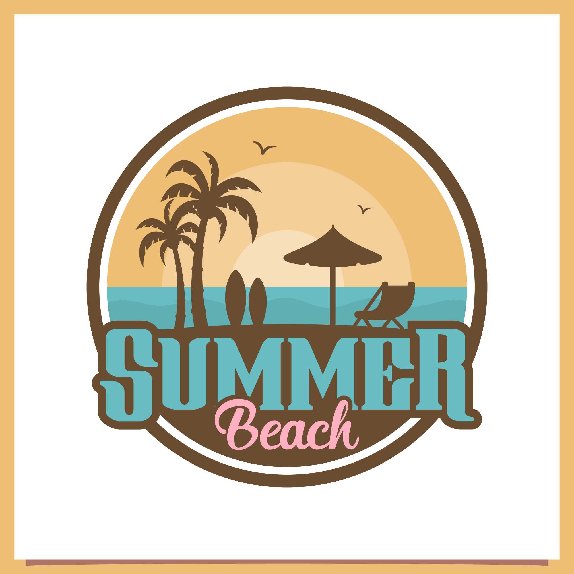 summer badge logo collection 2 10