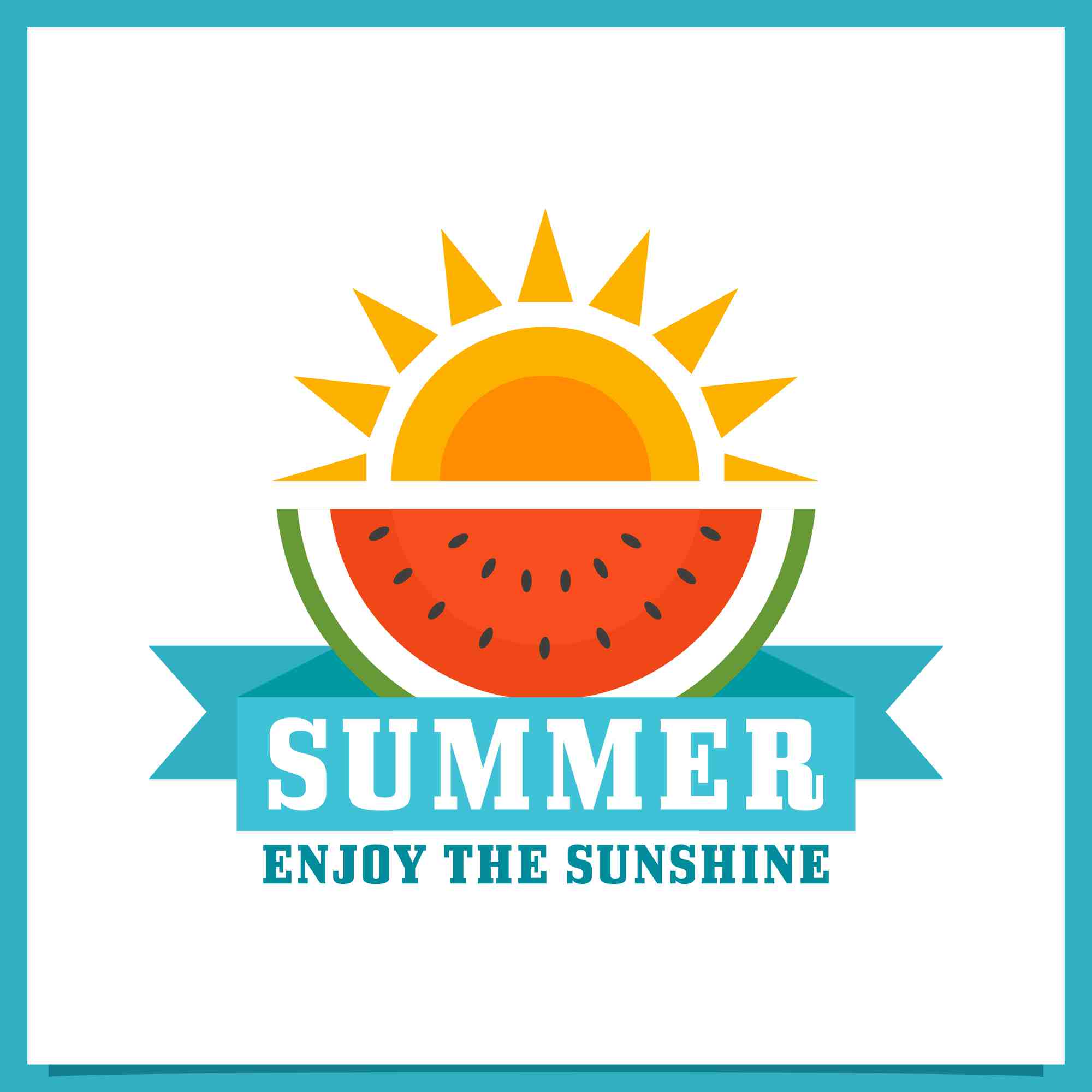 summer logo design illustration 2 905