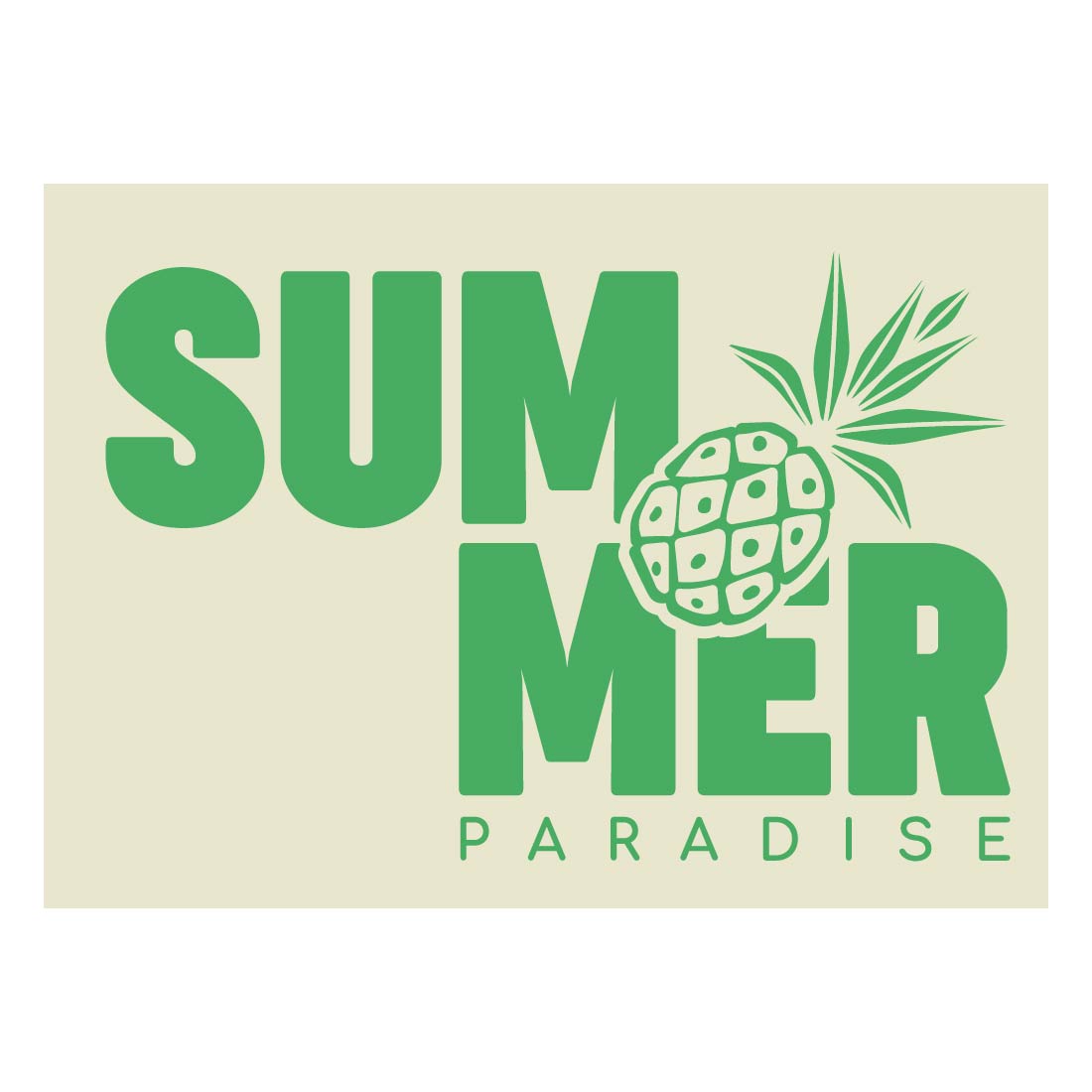 SUMMER PARADISE_T-SHIRT DESIGN REAL SIZE FOR 8 YEARS cover image.