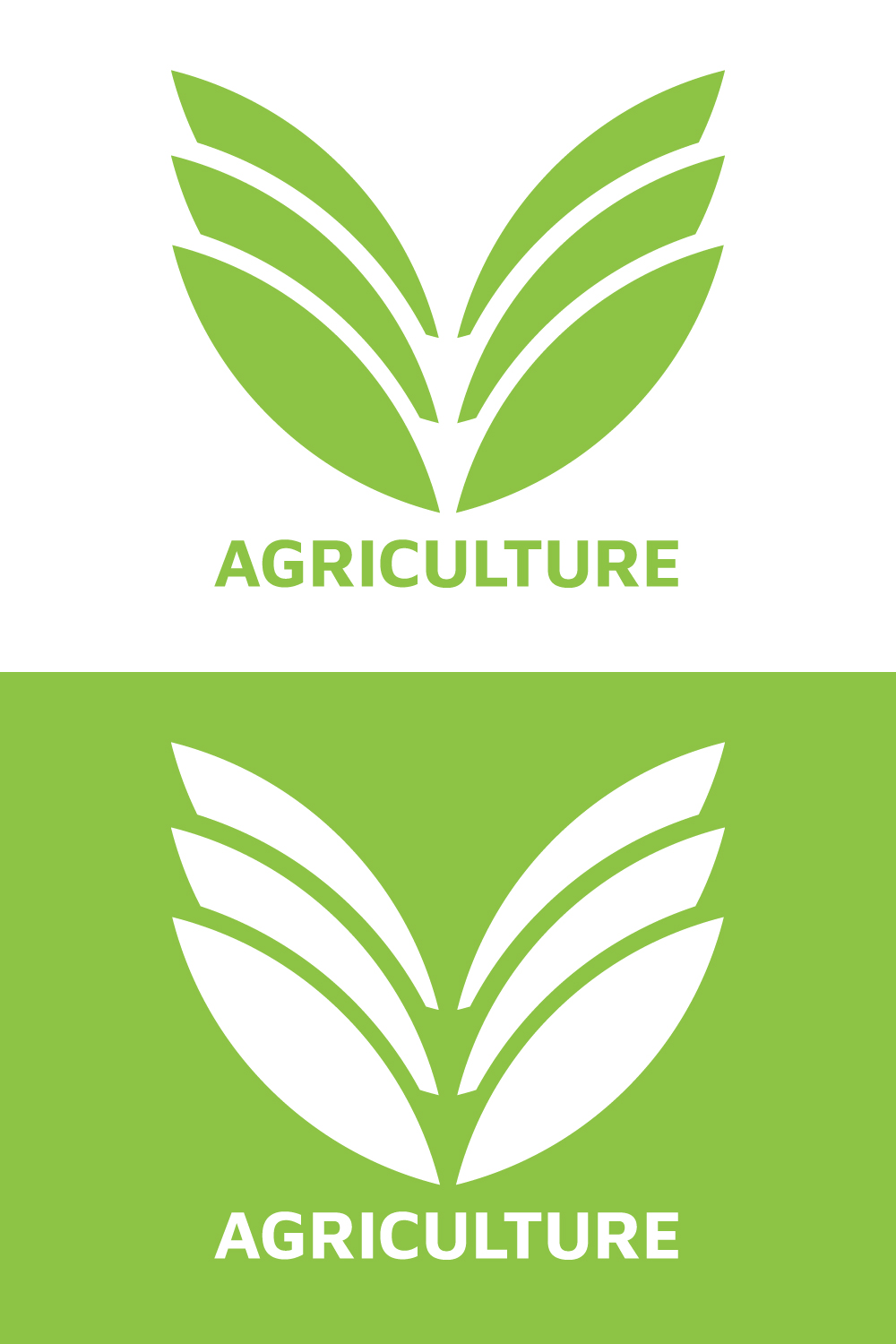 Simple agriculture logo, Creative agriculture logo, Unique agriculture logo, Modern agriculture logo, professional agriculture logo pinterest preview image.