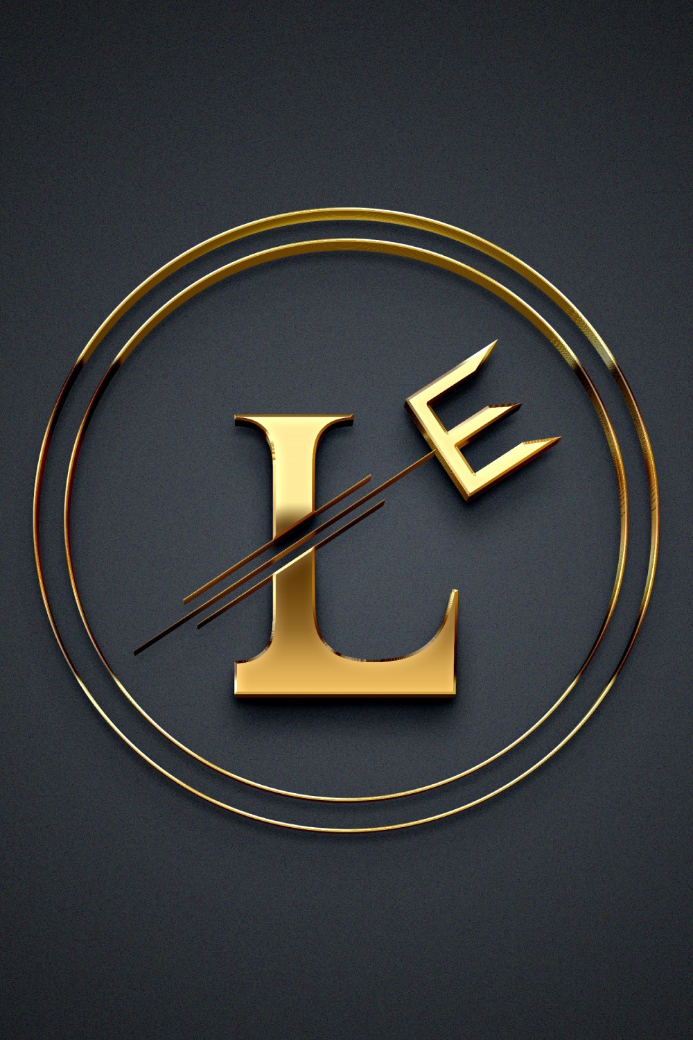 Letter Logo L pinterest preview image.