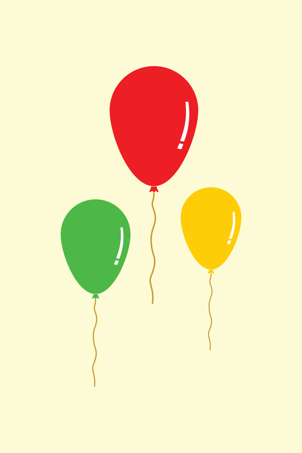 Three balloons pinterest preview image.