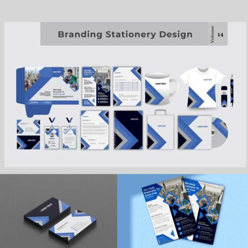 Corporate Branding Design V-14 cover image.
