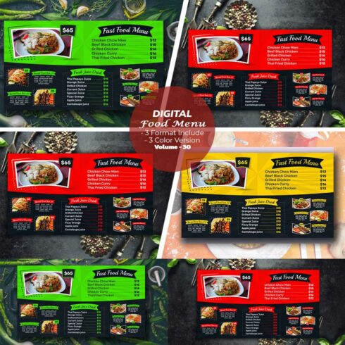 Digital Food Menu Boards cover image.
