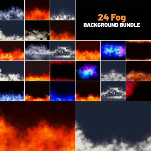 24 Fog Background Bundle cover image.