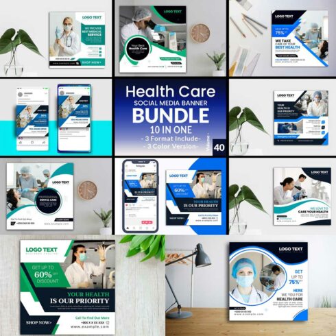Health Banner Template For Social cover image.