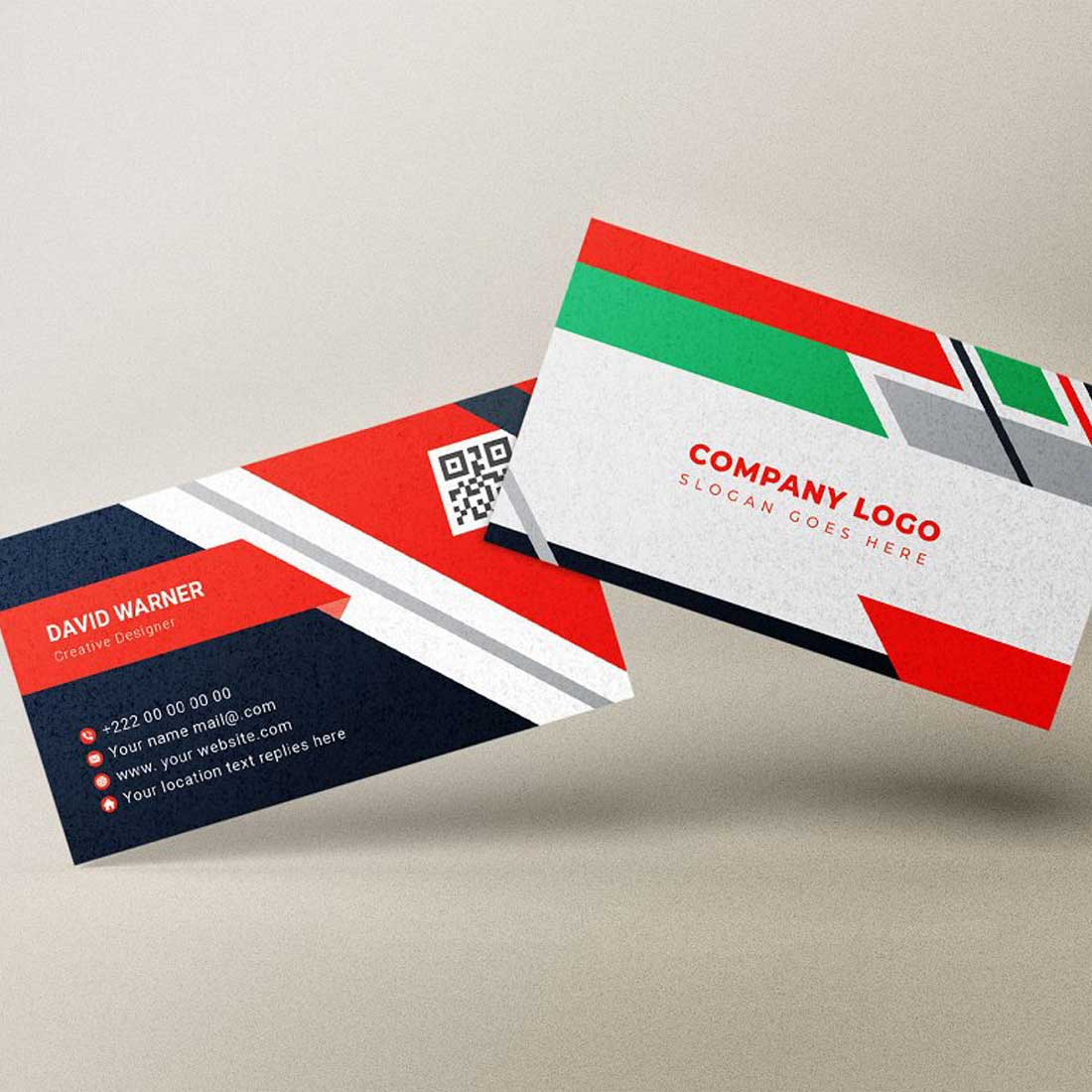 Business Stationary Template preview image.