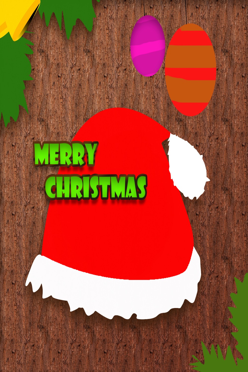 Christmas Greeting pinterest preview image.