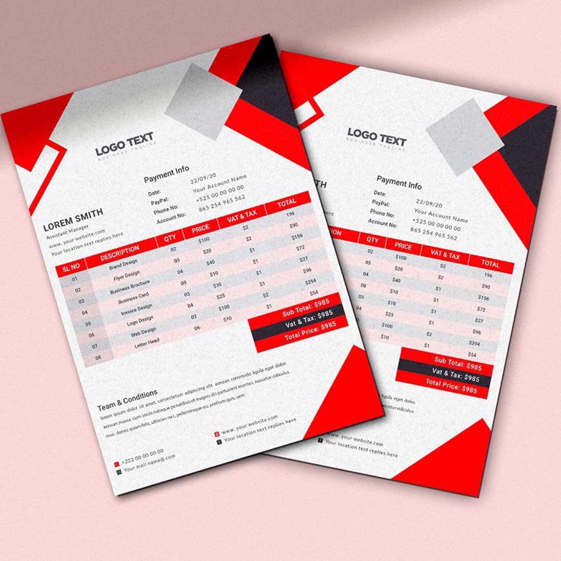 Business Stationary Template V-24 preview image.