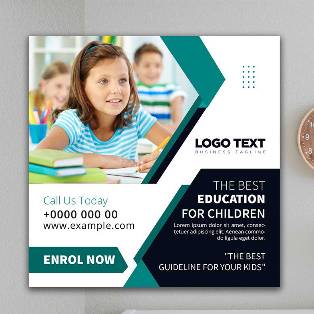 Education Social Media Post Bundle preview image.