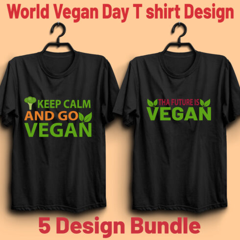 World Vegan Day T shirt Design Bundle cover image.