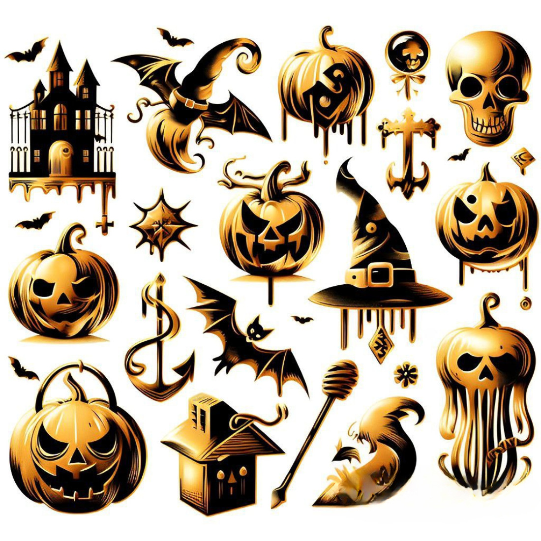 Halloween festival design preview image.