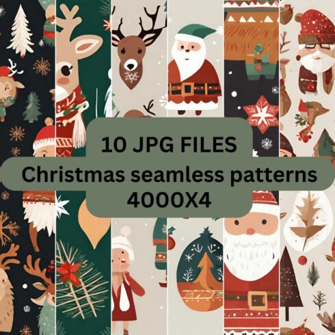 Christmas Seamless Patters cover image.