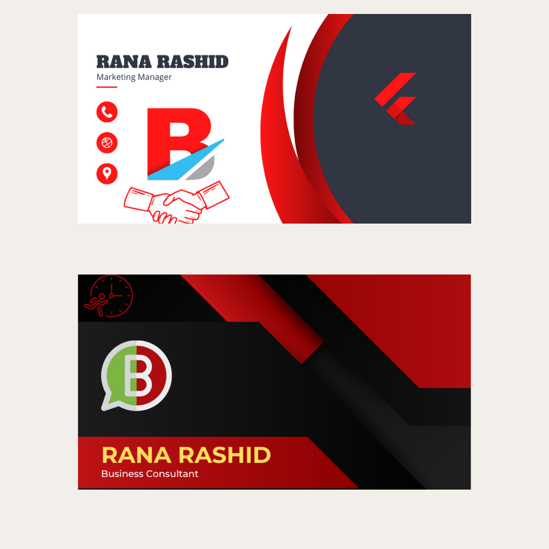 Creativity Business Card Design Identify preview image.