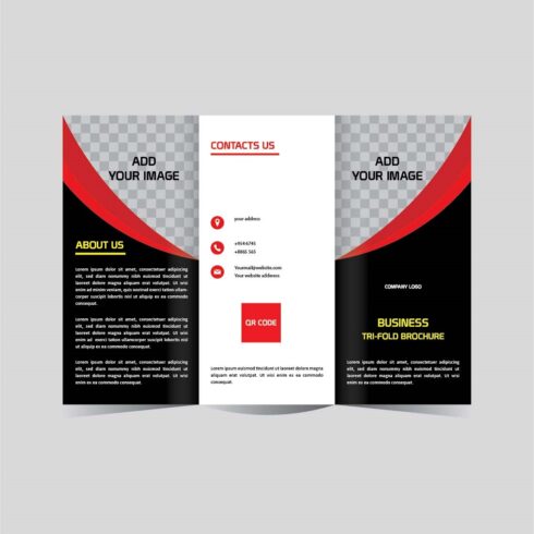 Vector business trifold brochure design - MasterBundles