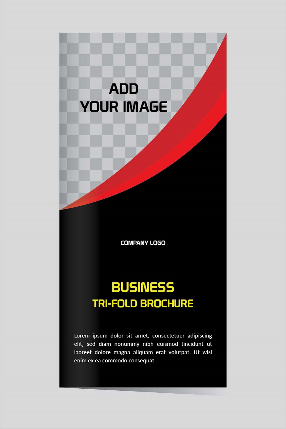 Vector business trifold brochure design pinterest preview image.