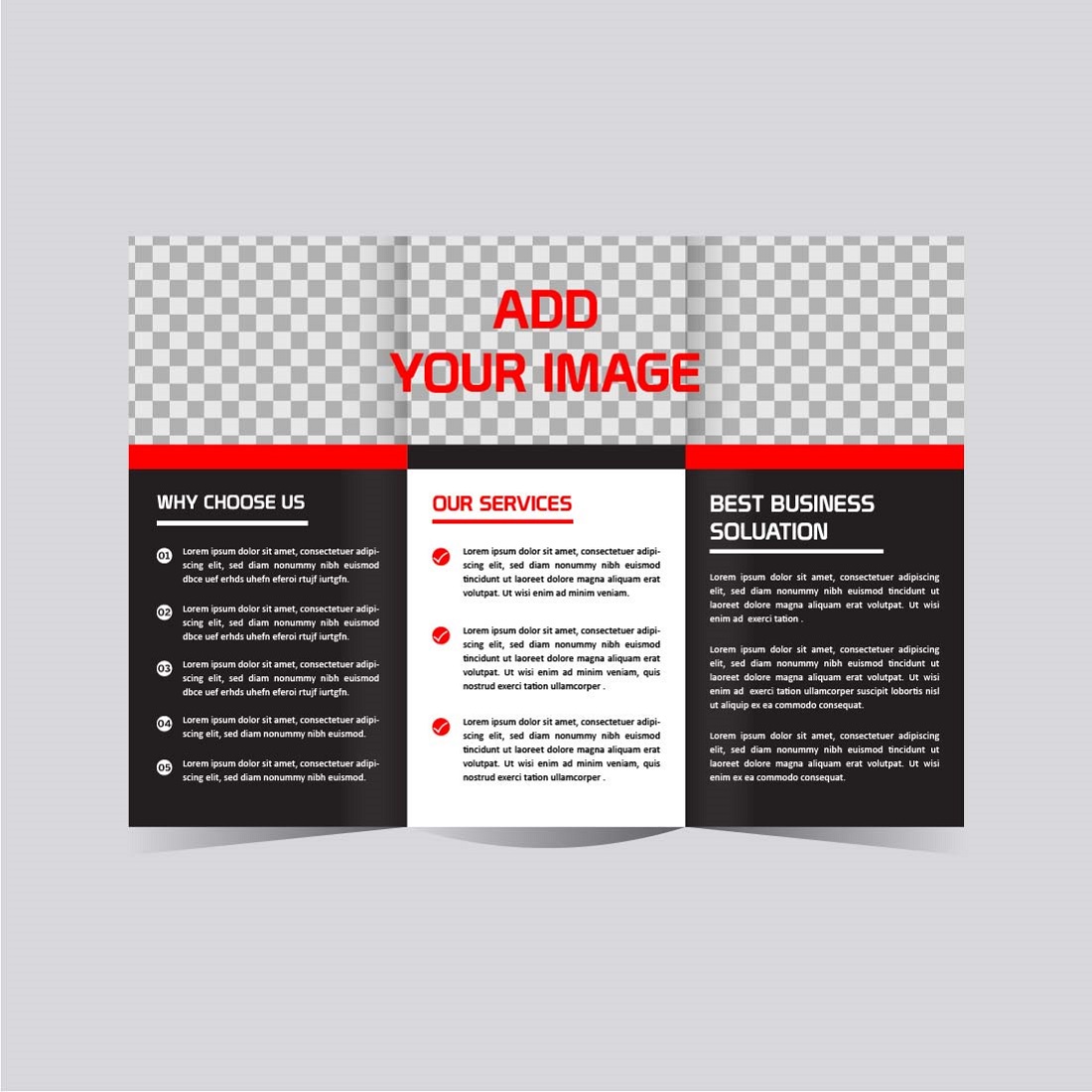 vector business trifold brochure design template editable 03 986