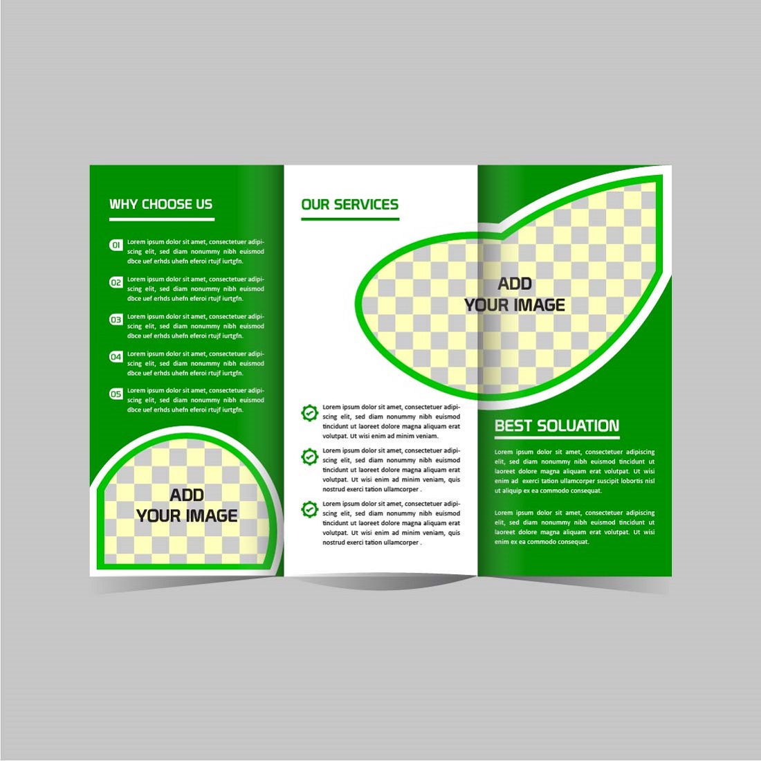 vector real estate tri fold brochure template design 03 146