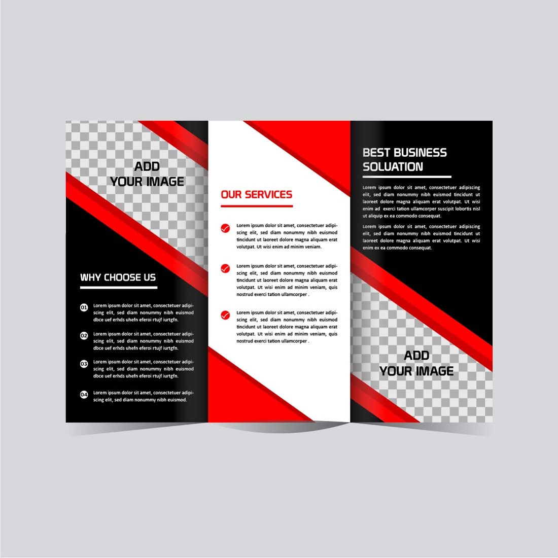 vector tri fold business brochure design 03 240