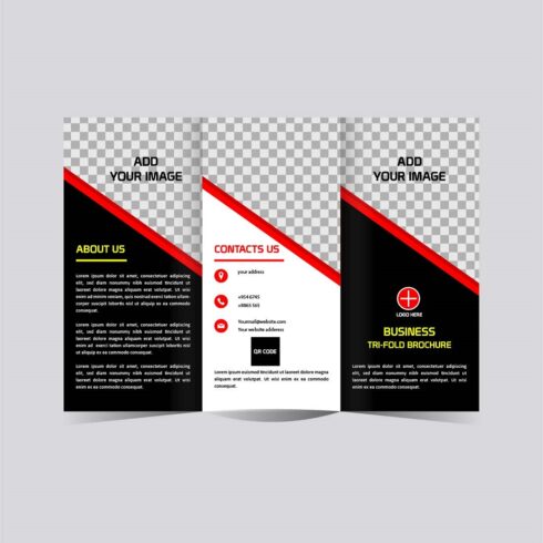 Vector Tri fold Business brochure design template editable and ...