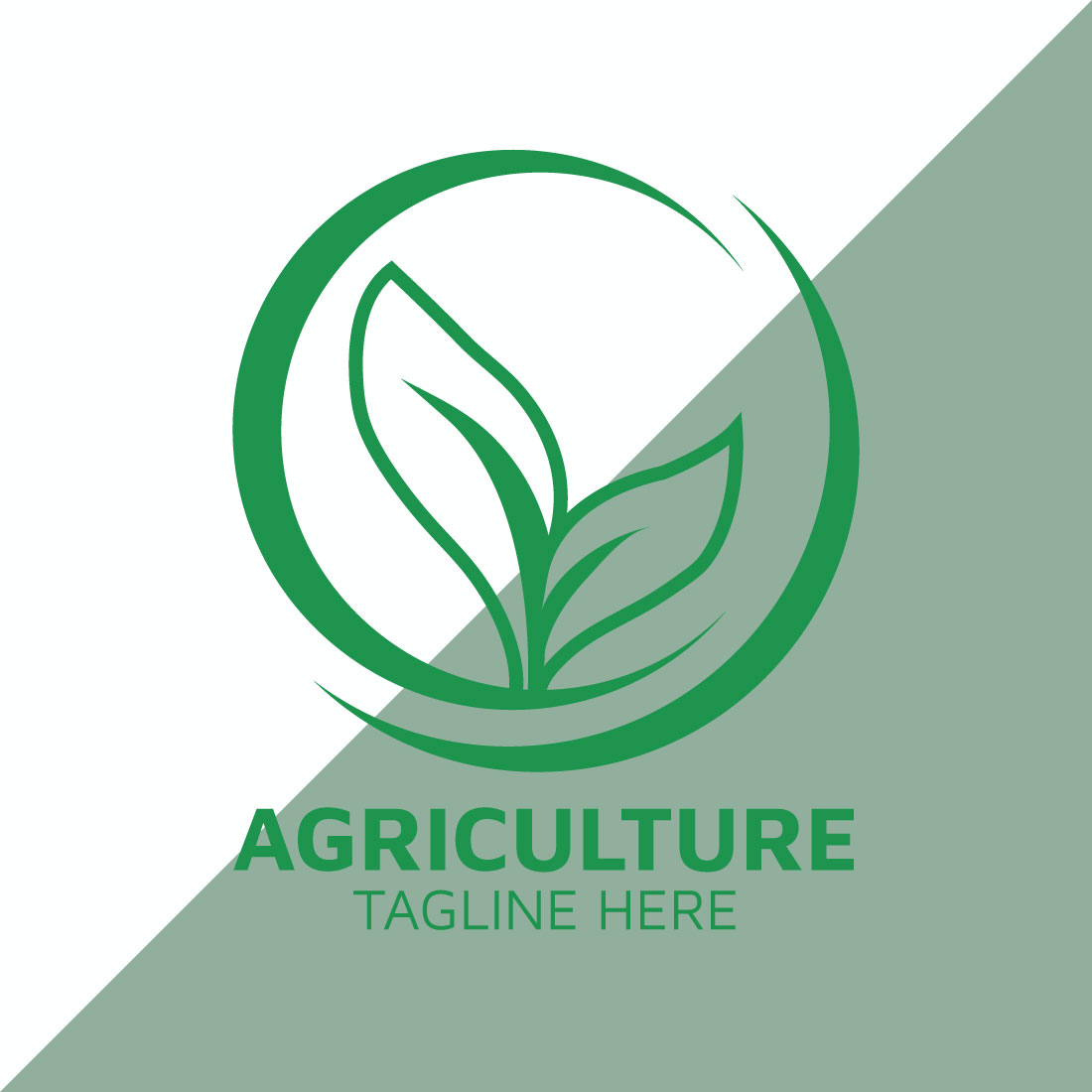 Simple agriculture logo, Professional agriculture logo, Modern agriculture logo, Unique agriculture logo, Creative agriculture logo, Luxury agriculture logo preview image.