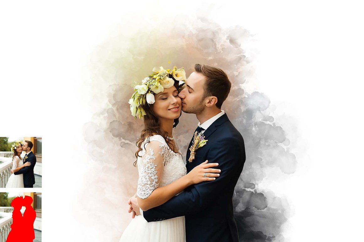 wedding photography painting 01 582