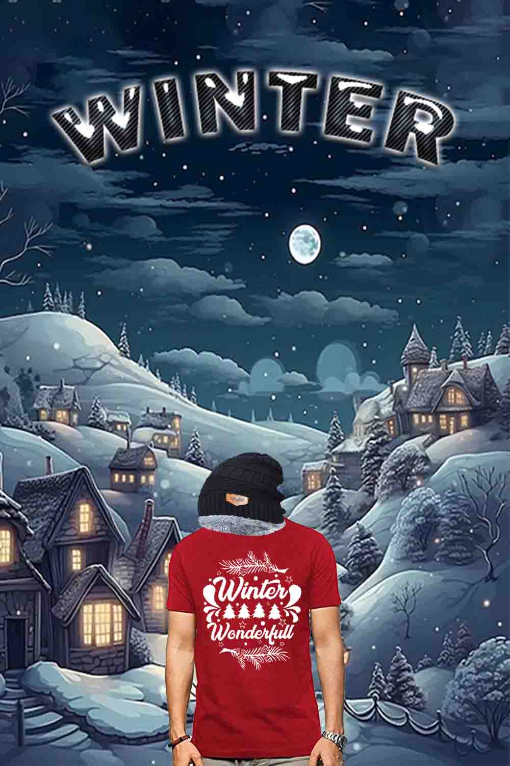 winter design t shirt pinterest preview image.