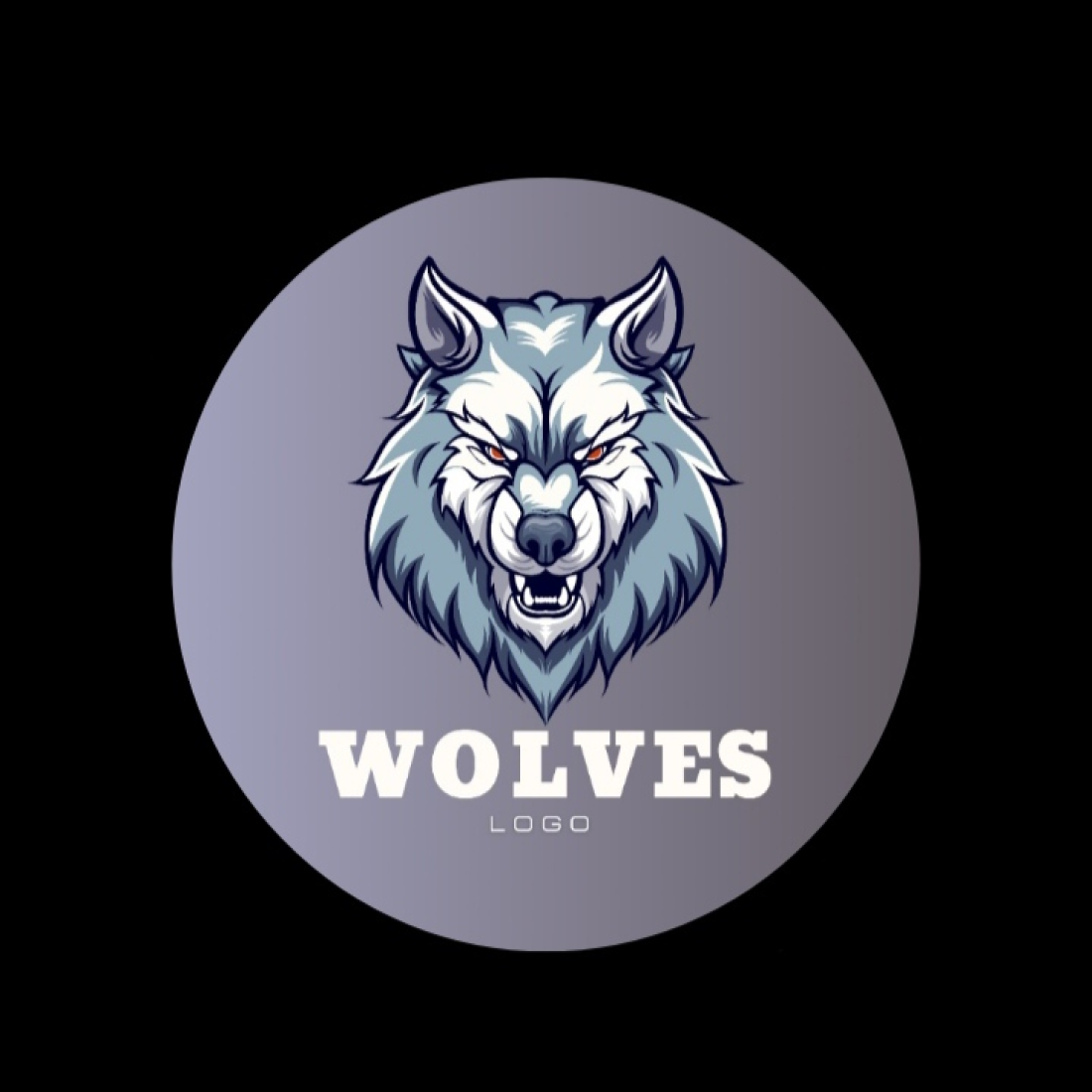 Wolves logo preview image.