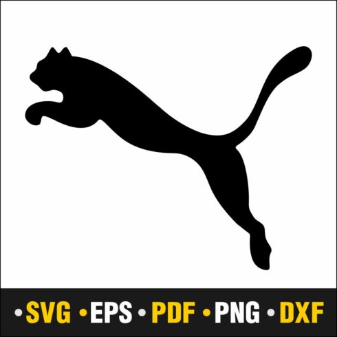 Puma Svg, Puma Logo Svg, Puma Png, Monogaram Svg, Instant Download Vector Cut file Cricut, Silhouette, Pdf Png, Dxf, Decal cover image.