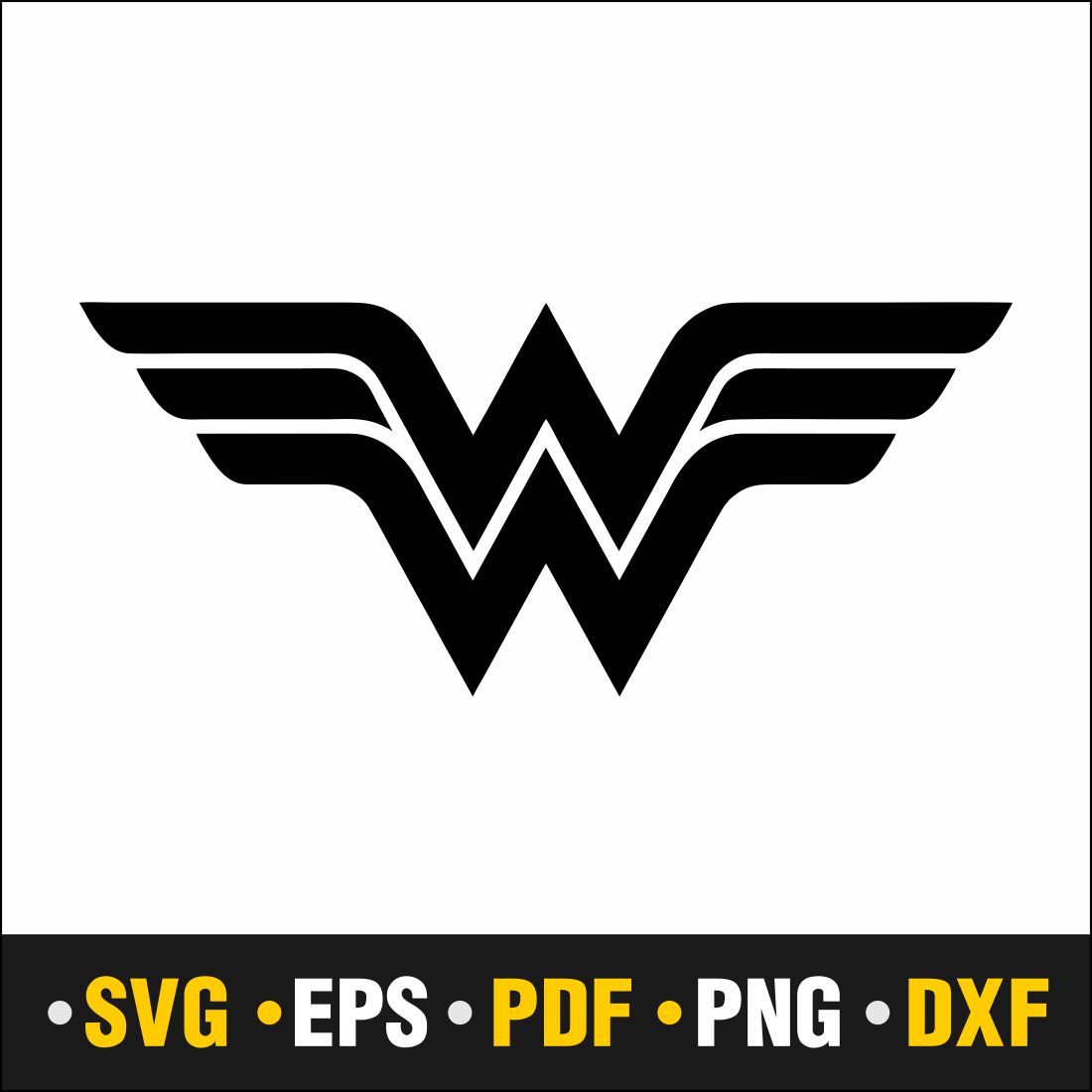 Wonder Woman Svg, Wonder Woman, Woman Svg, Wonder Woman Png, Wonder Woman Monogram Png, Marvel Svg, DC Svg, Instant Download Vector Cut file Cricut, Silhouette, Pdf Png, Dxf, Decal cover image.