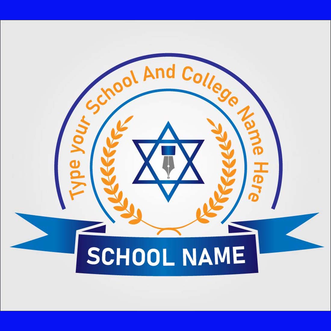 School logo design 2024 cover image.