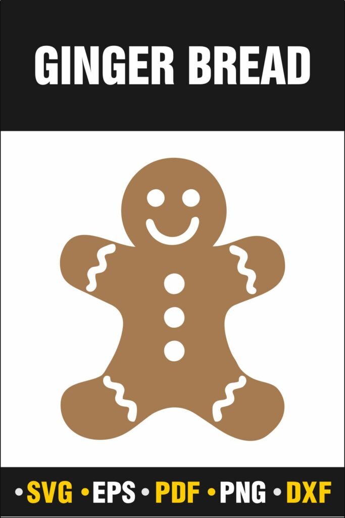 Gingerbread Vector File Gingerbread Svg, Gingerbread, Gingerbread eps, Gingerbread Outline Png ...