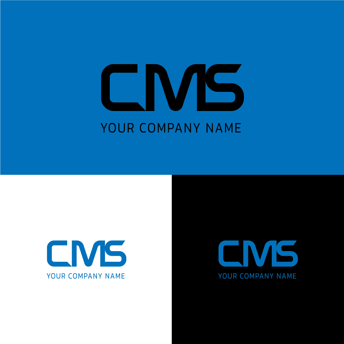 CSM logo, Letters logo , monogram logo, lettersmark, letters design CMS preview image.