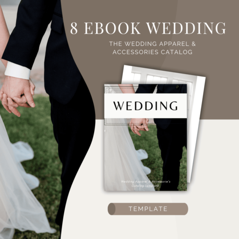 EBOOK WEDDING TEMPLATE - 8 PAGE cover image.